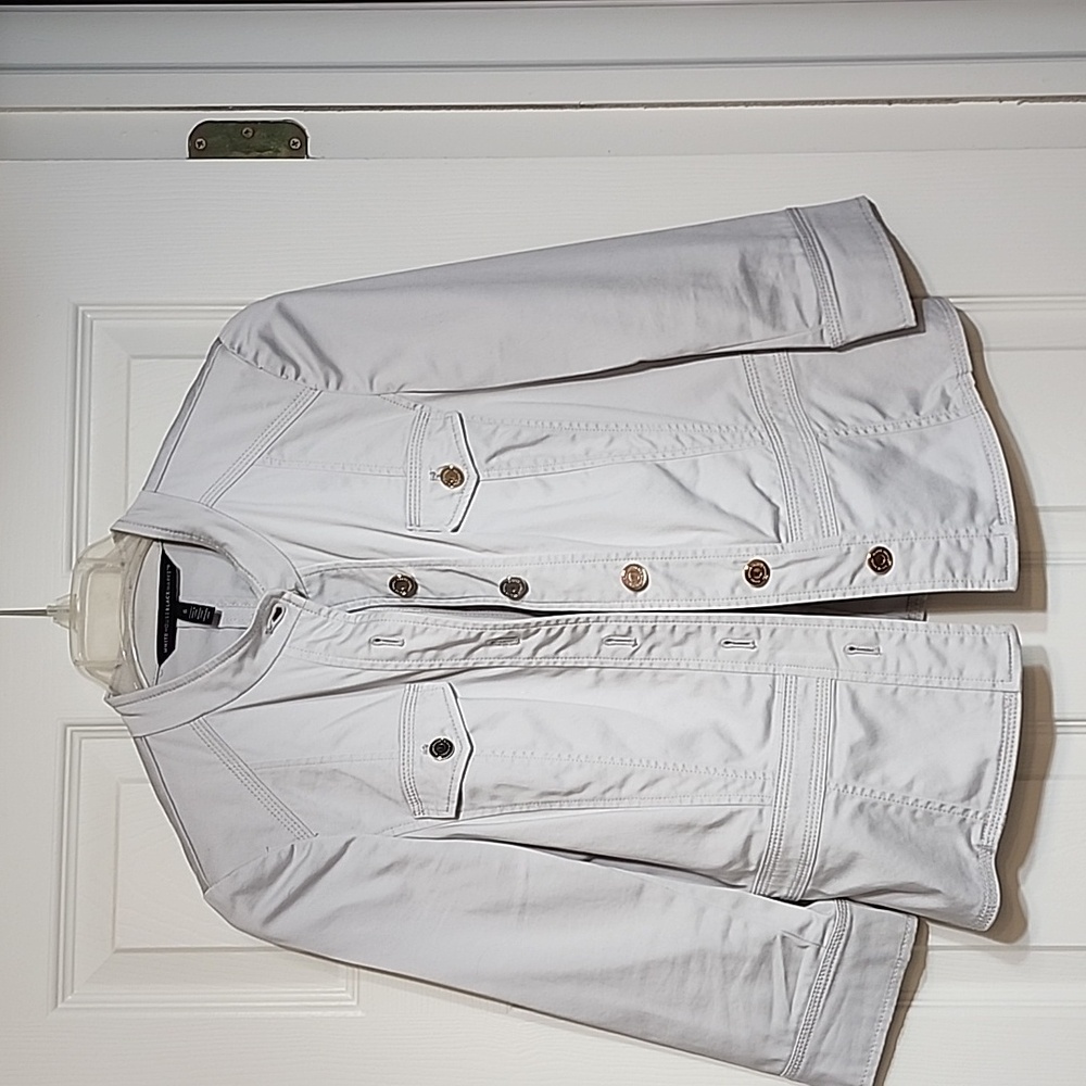 White House Black Market Light Gray Jacket